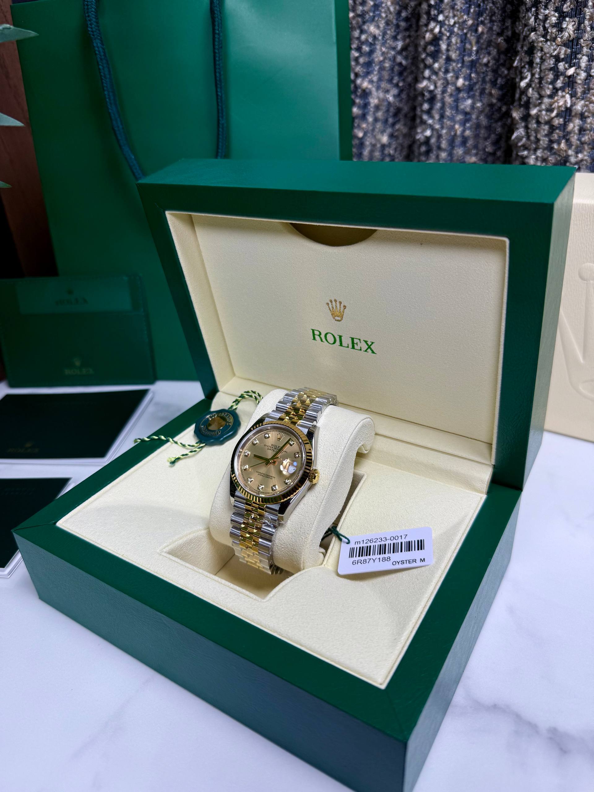 ROLEX Женские часы Datejust 36 M126233-0017 ROLEX Женские часы Datejust 36 M126233-0017