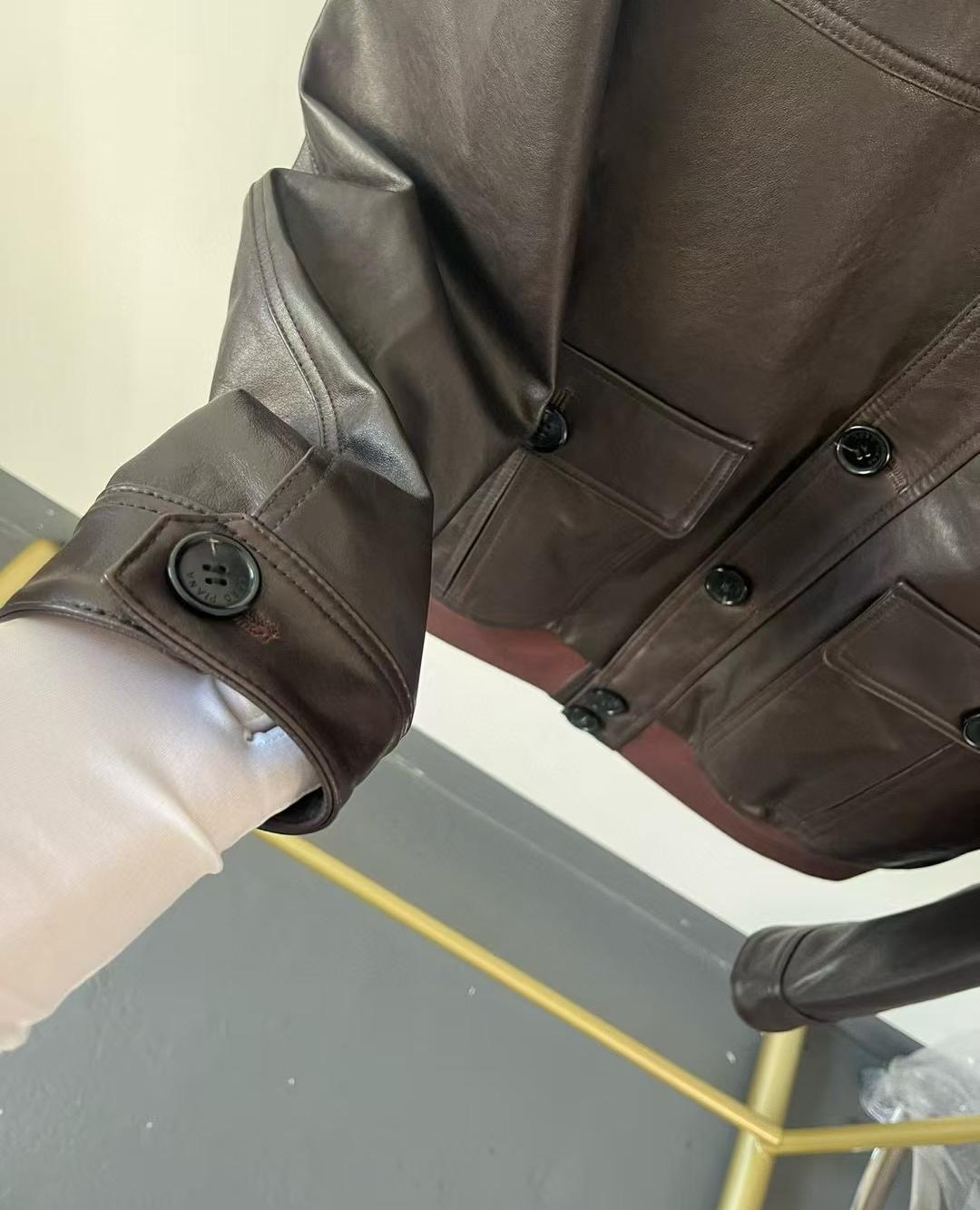 LORO PIANA Мужская кожаная куртка LORO PIANA Мужская кожаная куртка