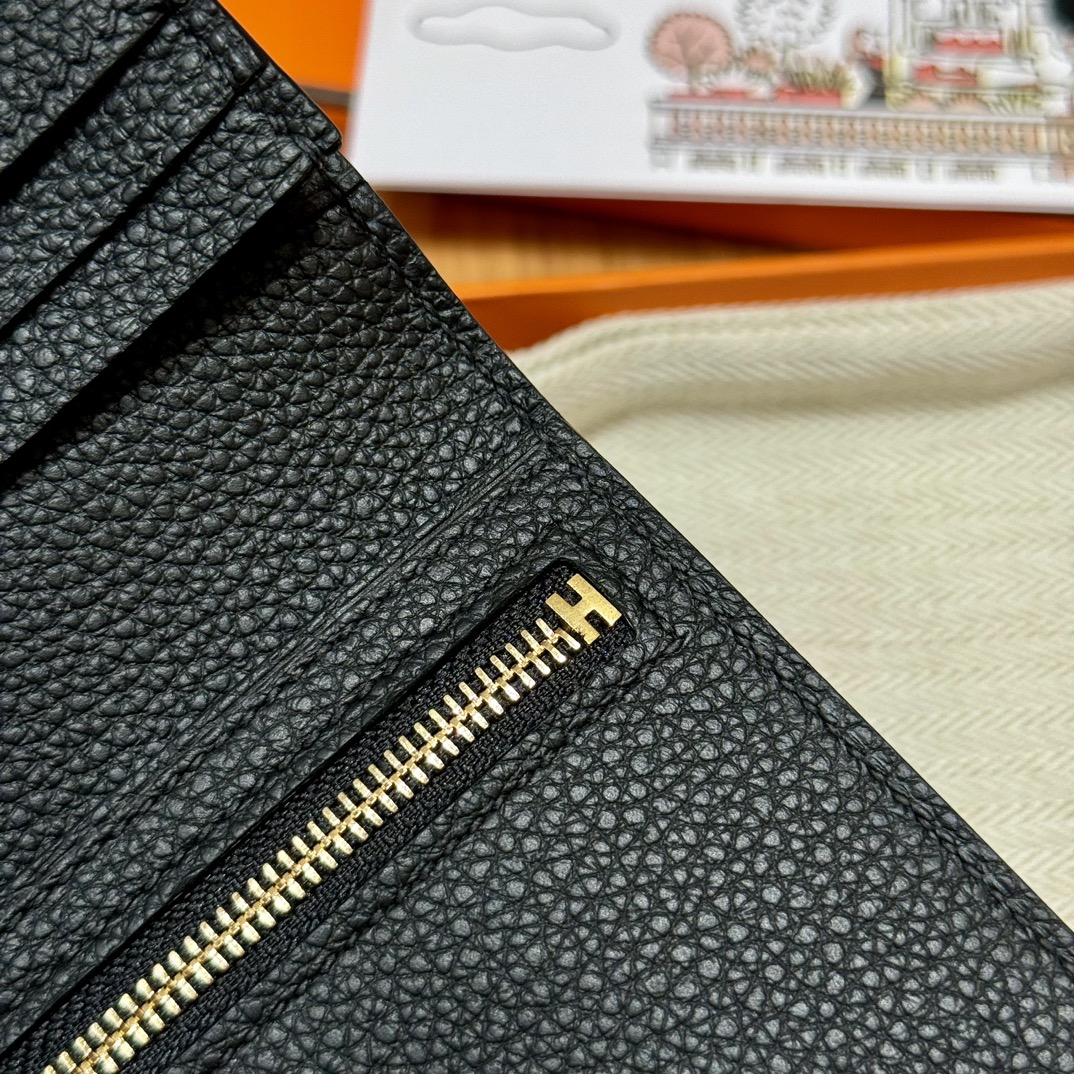 HERMES Кошелёк Bearn 17.5 см 89/Noir Togo HERMES Кошелёк Bearn 17.5 см 89/Noir Togo