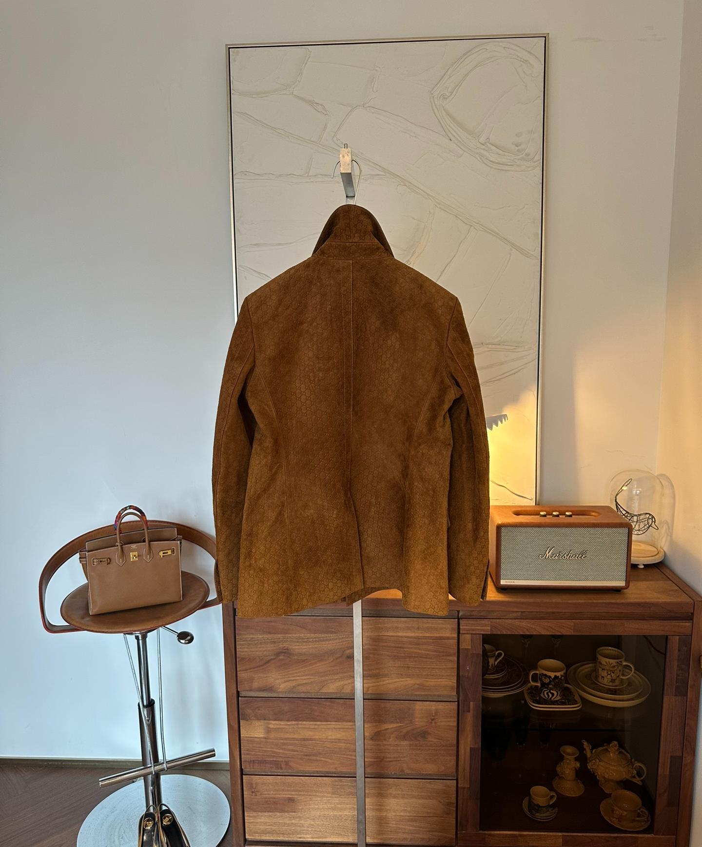 GUCCI Женский жакет из замши GUCCI Женский жакет из замши