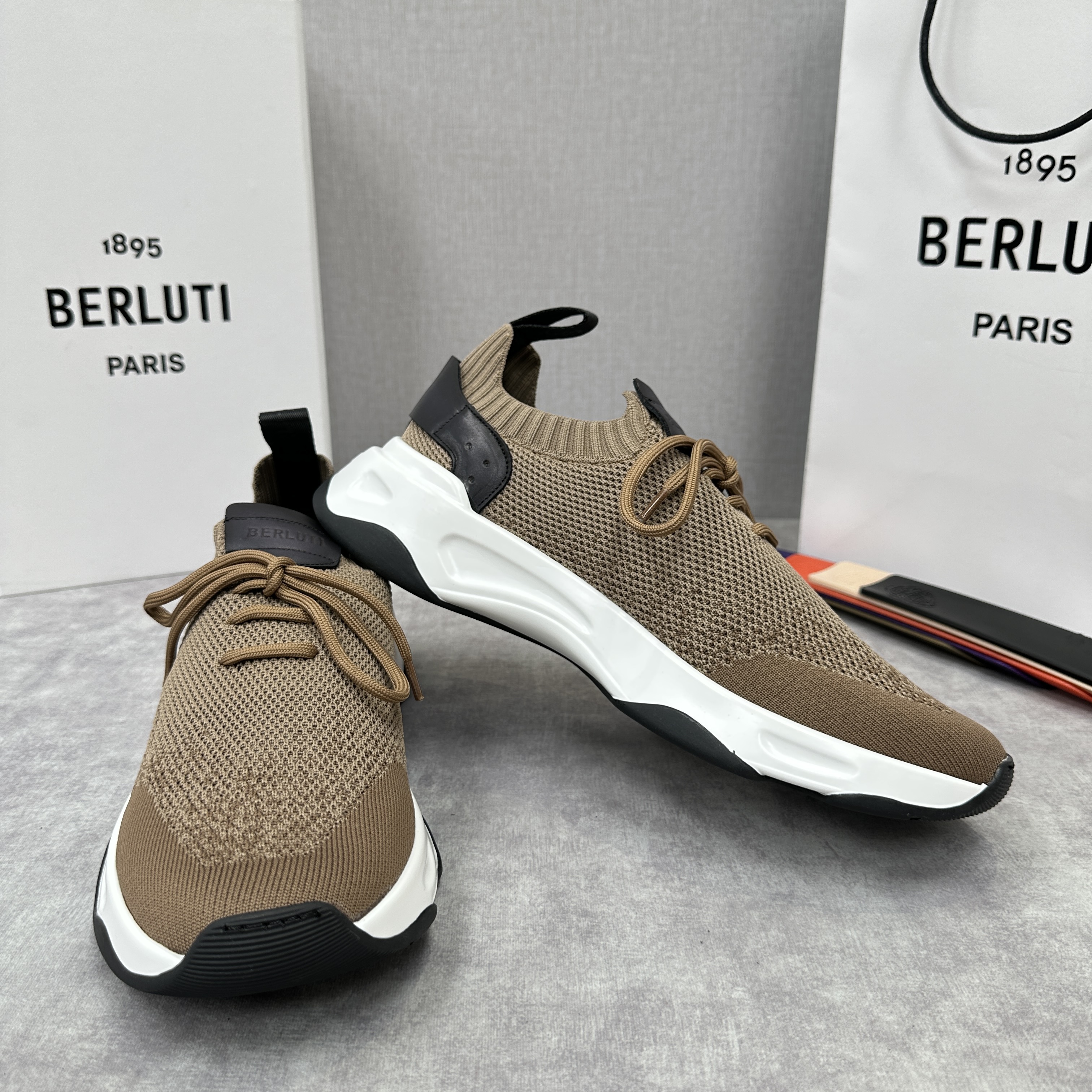 BERLUTI Мужские кроссовки Shadow BERLUTI Мужские кроссовки Shadow