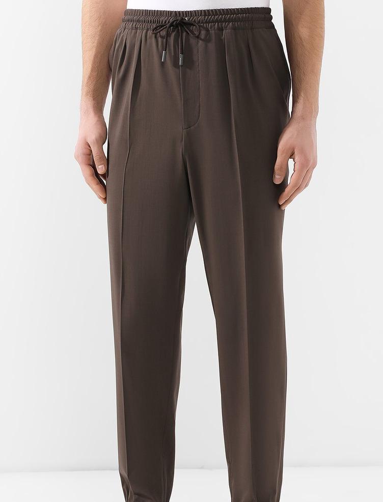 ERMENEGILDO ZEGNA Мужские брюки из шерсти ERMENEGILDO ZEGNA Мужские брюки из шерсти