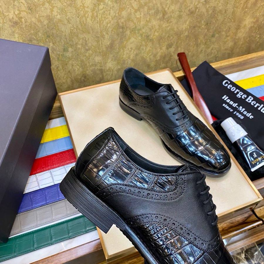 BERLUTI Мужские туфли из кожи крокодила BERLUTI Мужские туфли из кожи крокодила