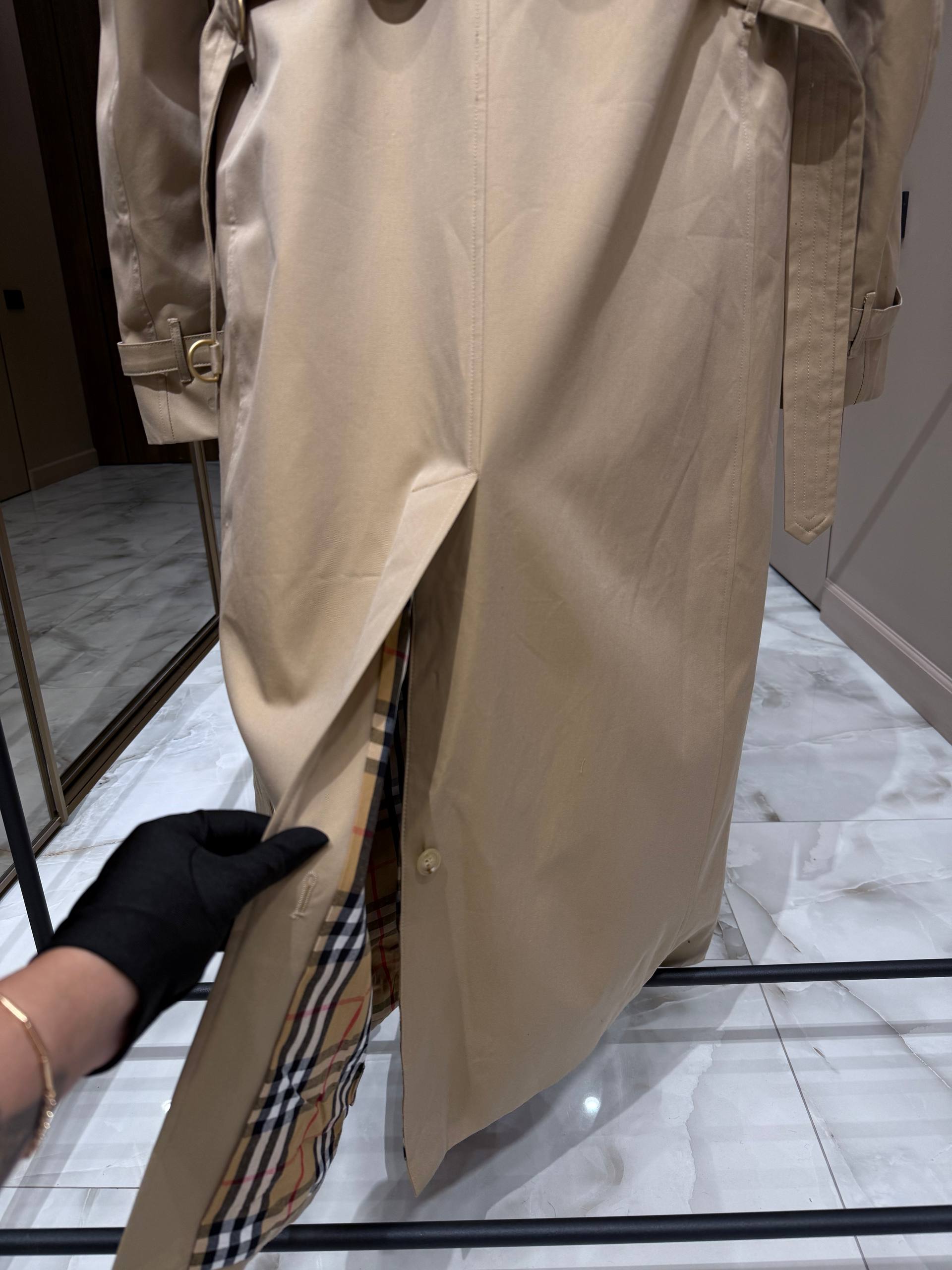 BURBERRY Женское двубортное пальто тренч BURBERRY Женское двубортное пальто тренч