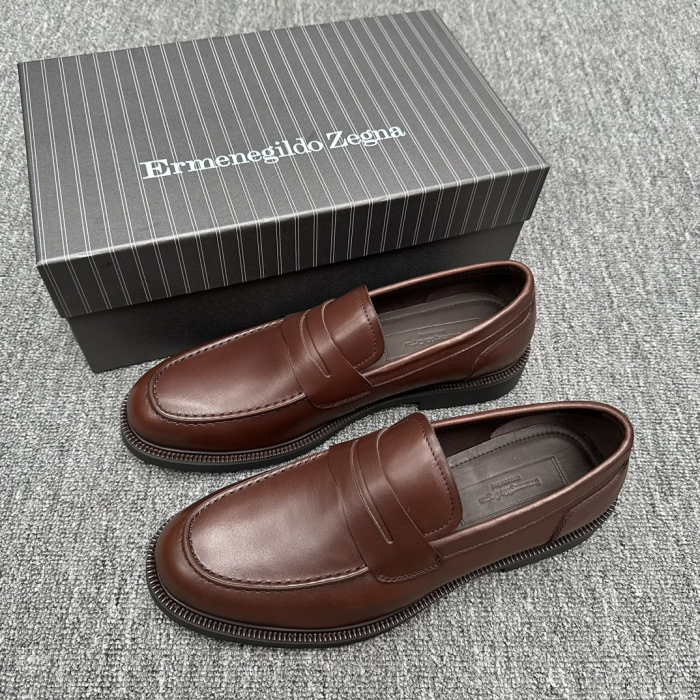 ZEGNA Мужские лоферы телячья кожа