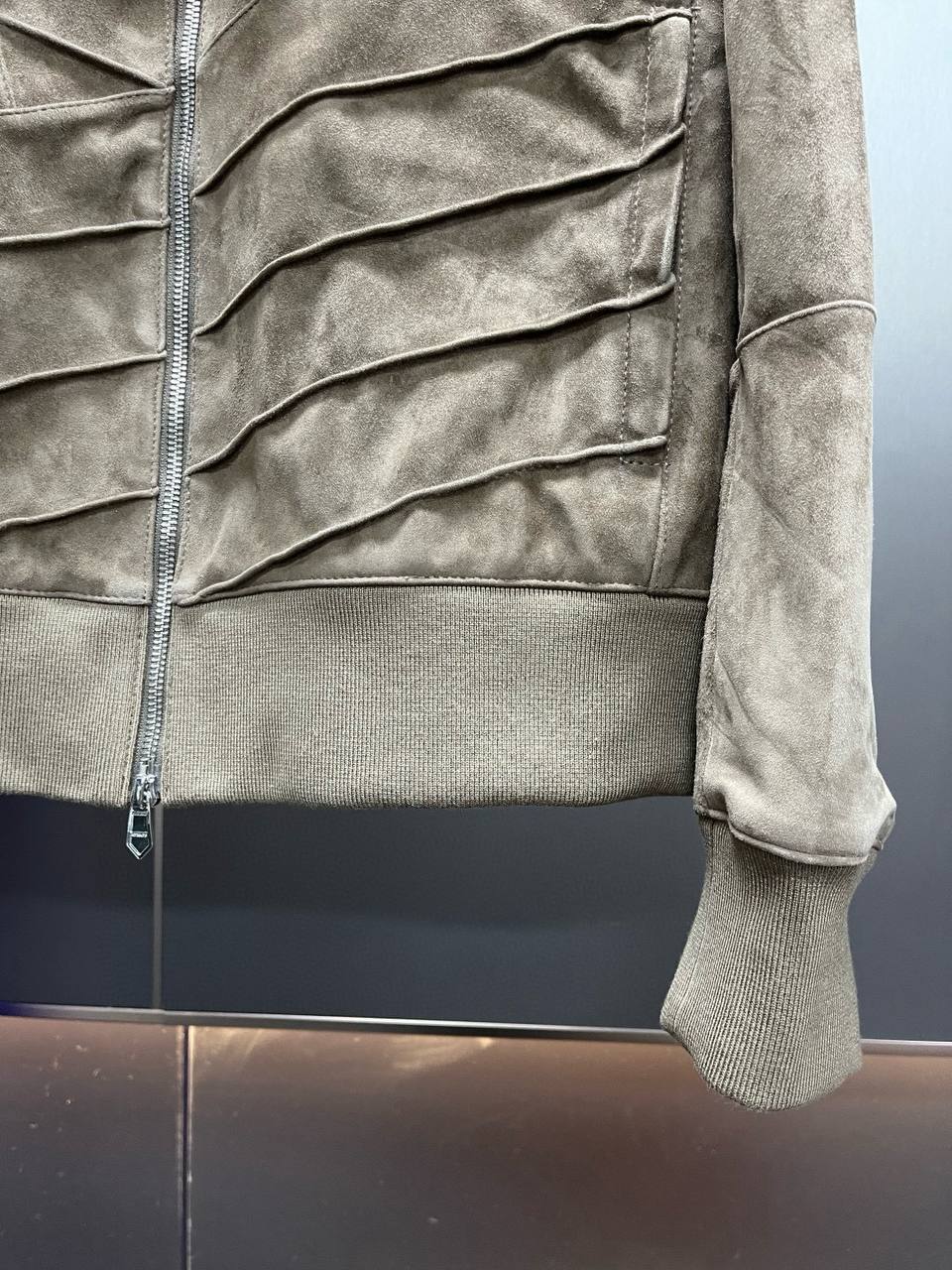 HERMES Мужская кожаная куртка из овчины HERMES Мужская кожаная куртка из овчины