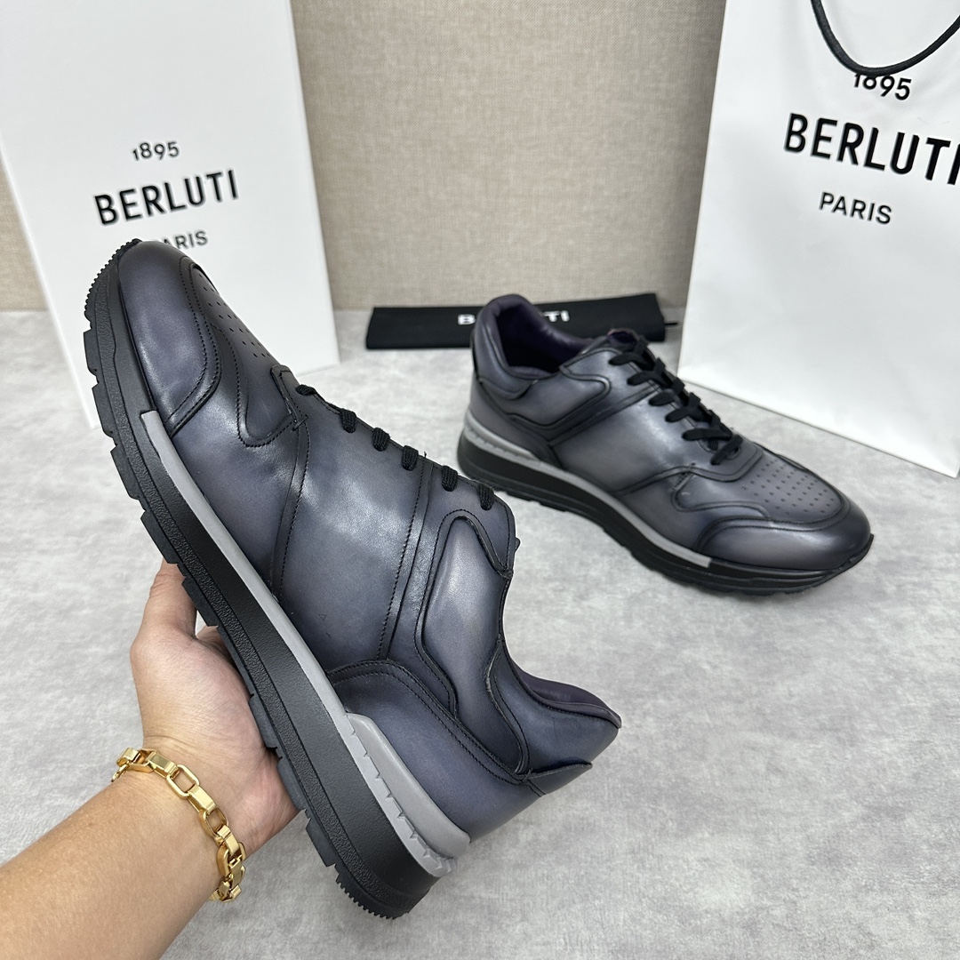 BERLUTI Мужские кроссовки Fast Track BERLUTI Мужские кроссовки Fast Track