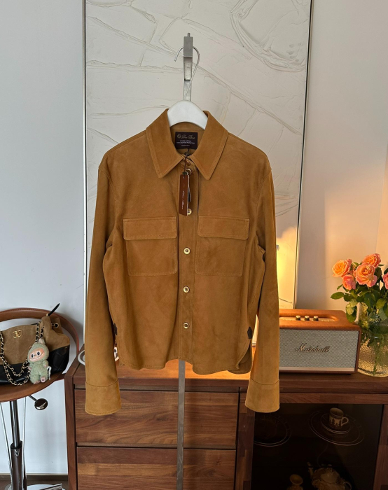 LORO PIANA Женская рубашка из замши