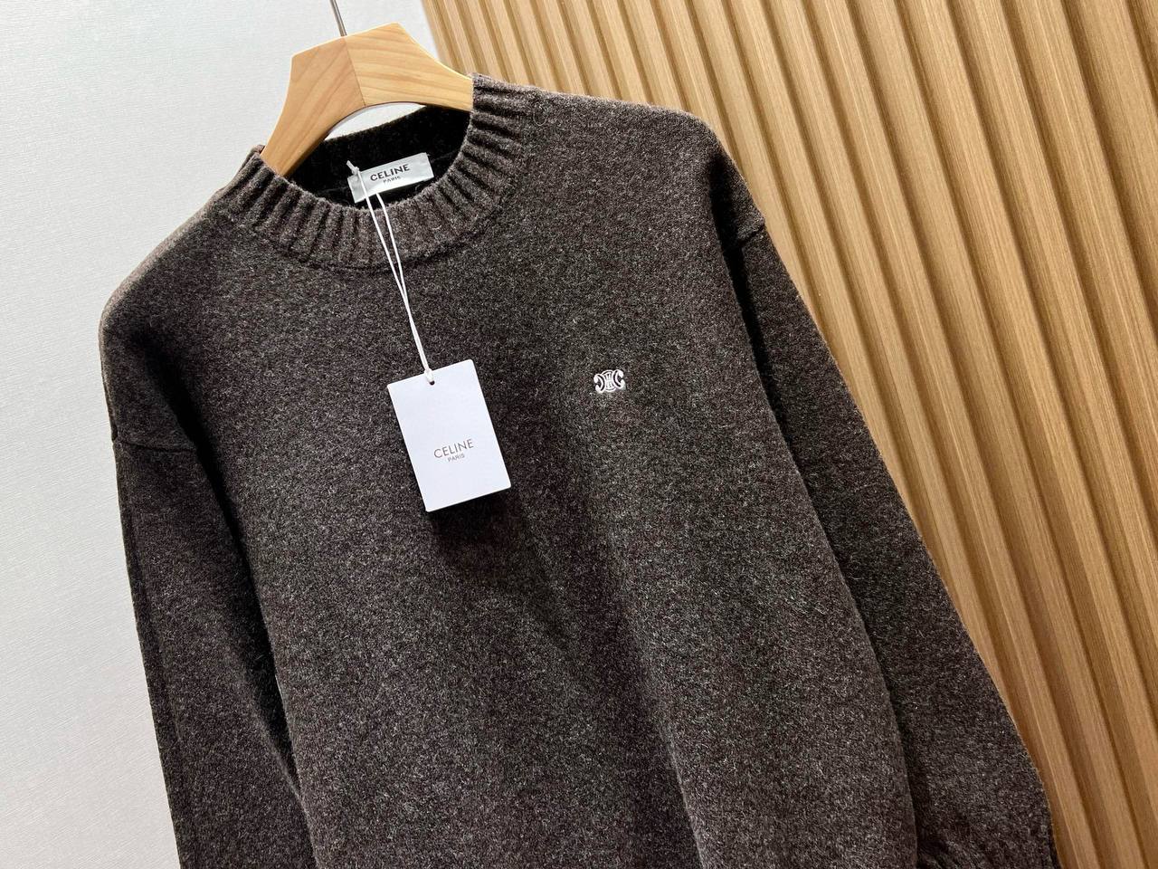 CELINE Мужской свитер из шерсти 