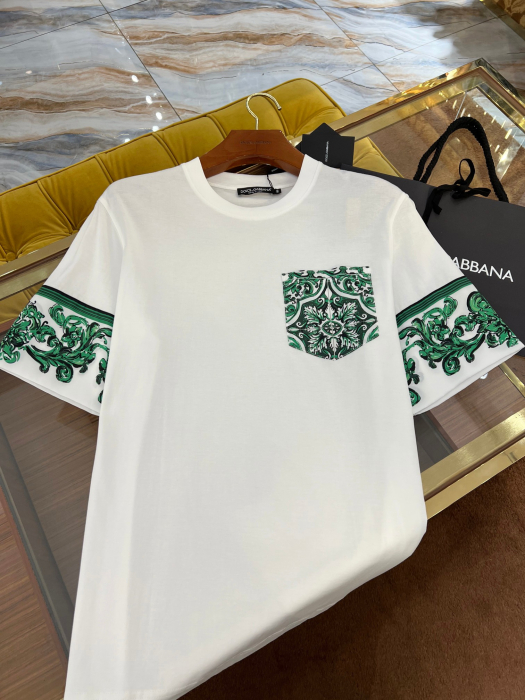 DOLCE & GABBANA Мужская футболка хлопок