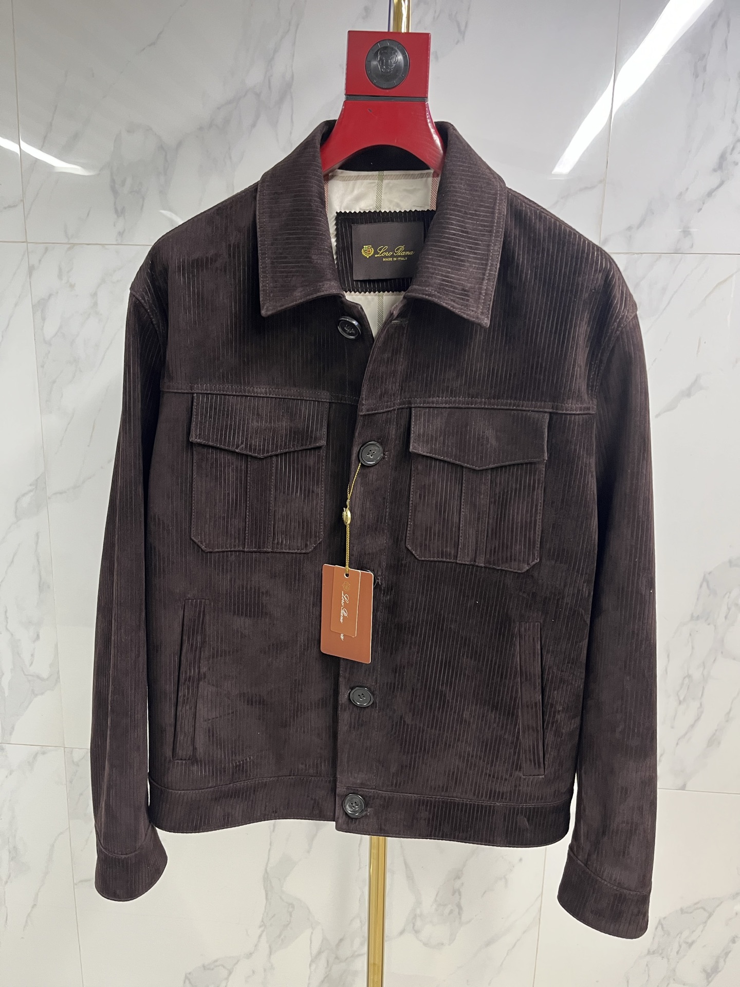 LORO PIANA Мужская куртка из замши LORO PIANA Мужская куртка из замши