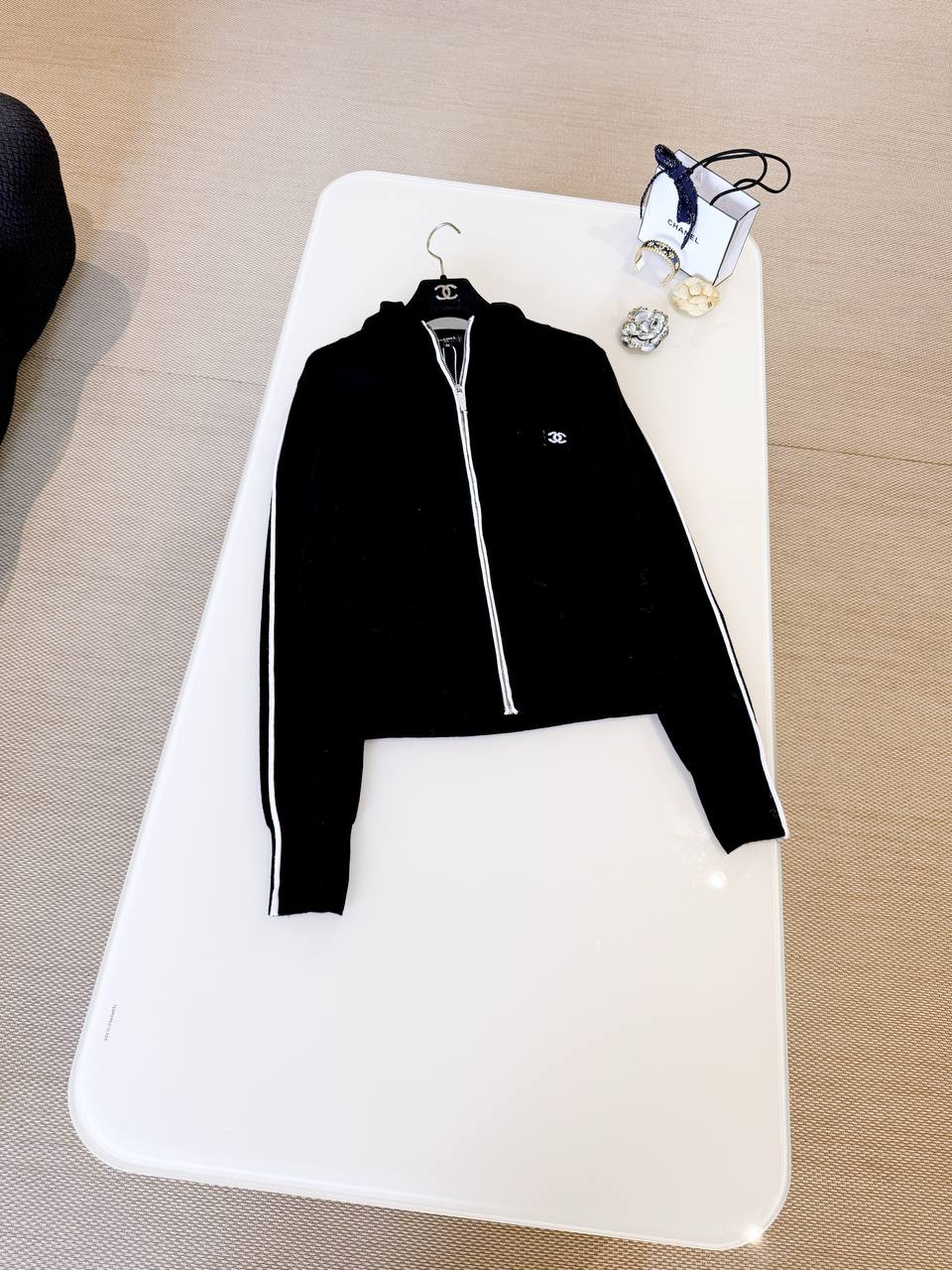 CHANEL Женский лонгслив из шерсти 