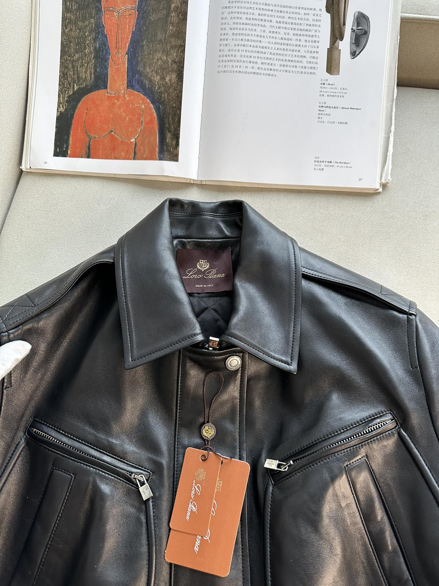 LORO PIANA Женская кожаная куртка LORO PIANA Женская кожаная куртка