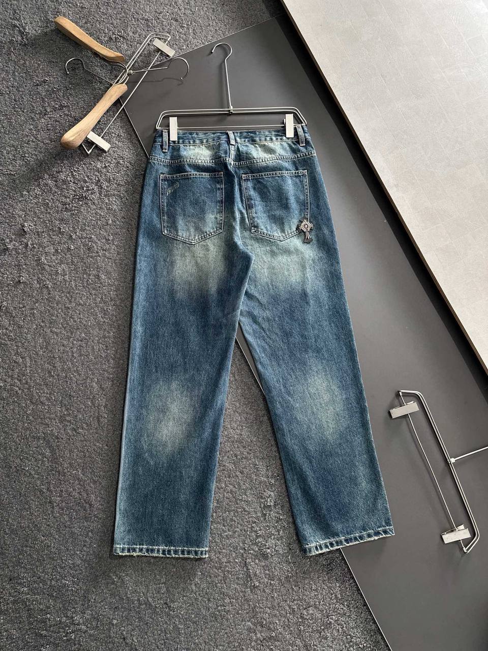 CHROME HEARTS Мужские винтажные джинсы CHROME HEARTS Мужские винтажные джинсы