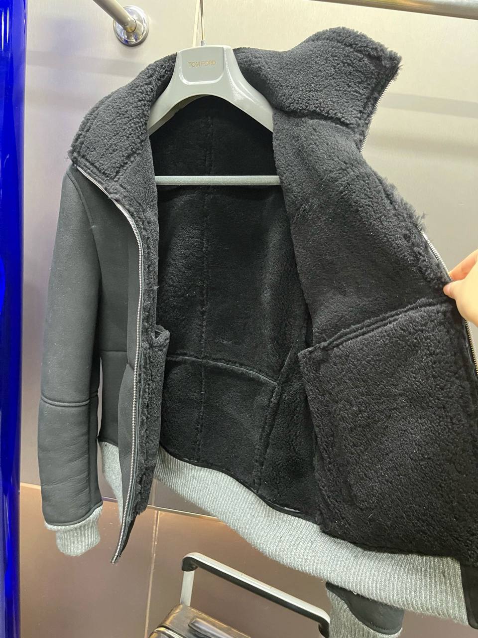 BRUNELLO CUCINELLI Мужская дублёнка из овчины BRUNELLO CUCINELLI Мужская дублёнка из овчины