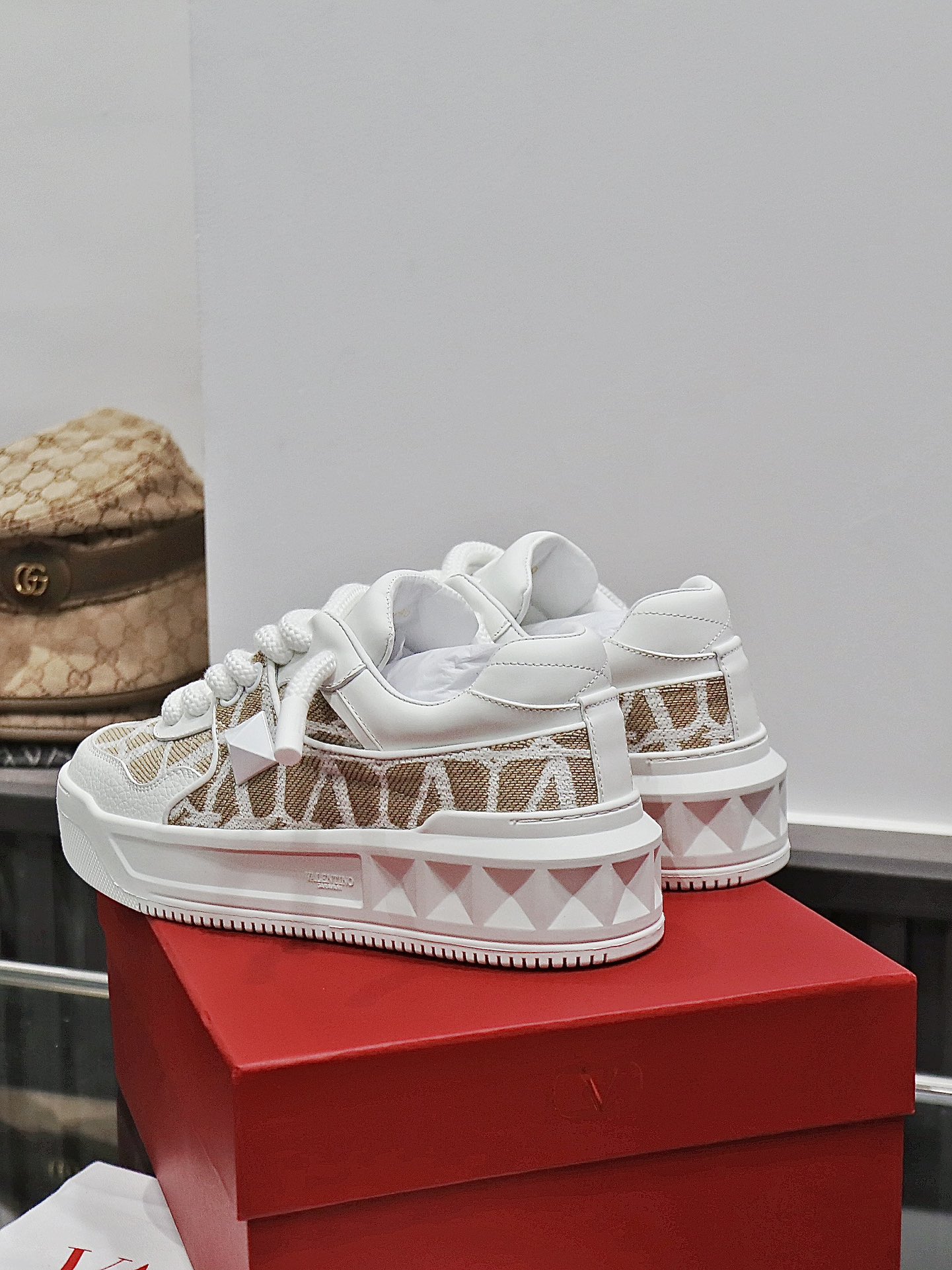 VALENTINO Кроссовки One Stud XL комбинированные