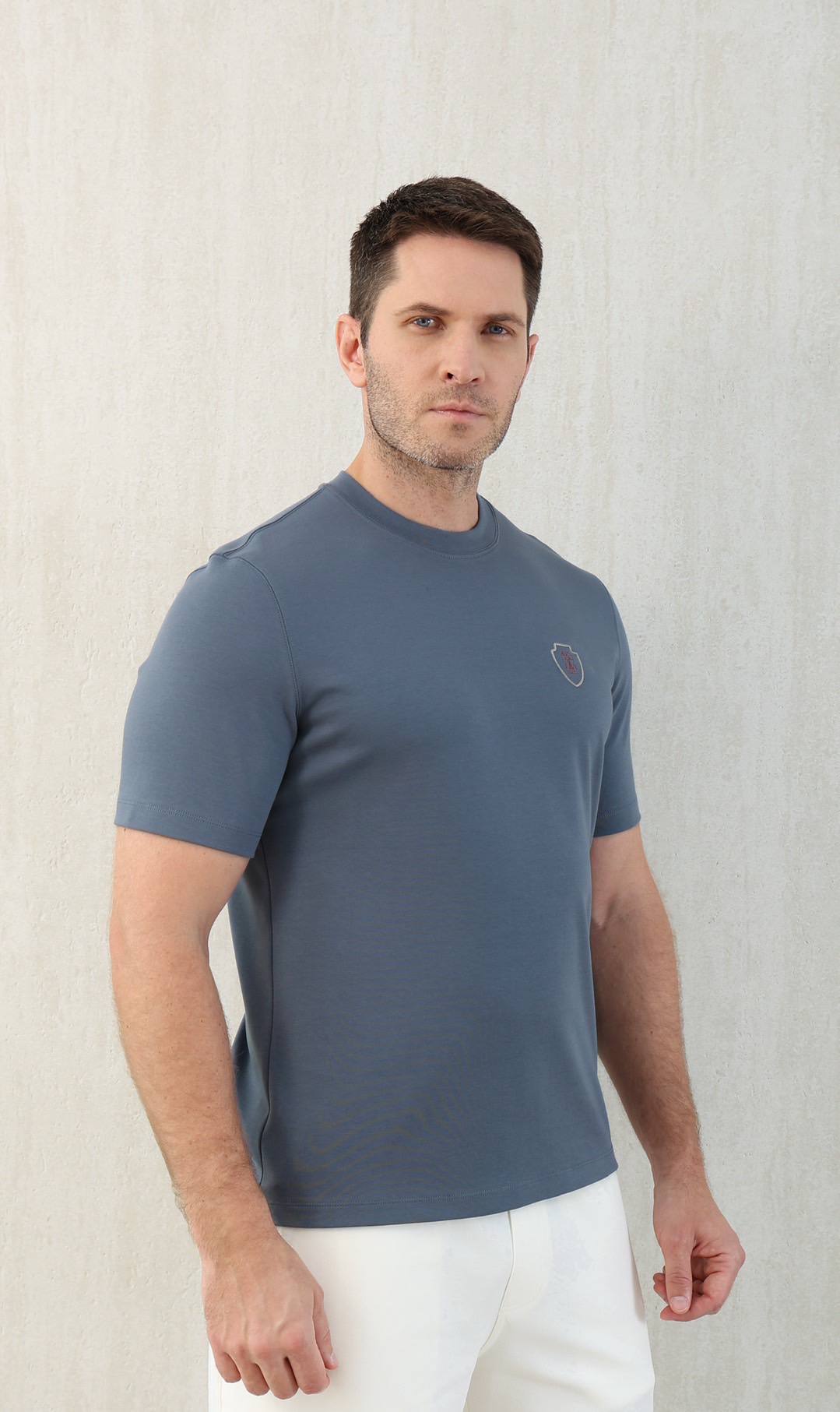 BRUNELLO CUCINELLI Мужская футболка с логотипом 