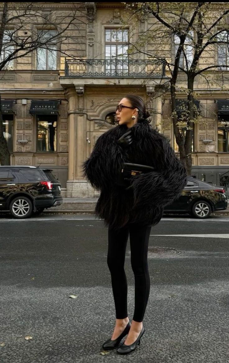 GUCCI Женская шуба из овчины 