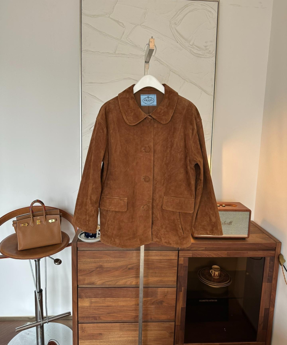 PRADA Женский жакет из замши