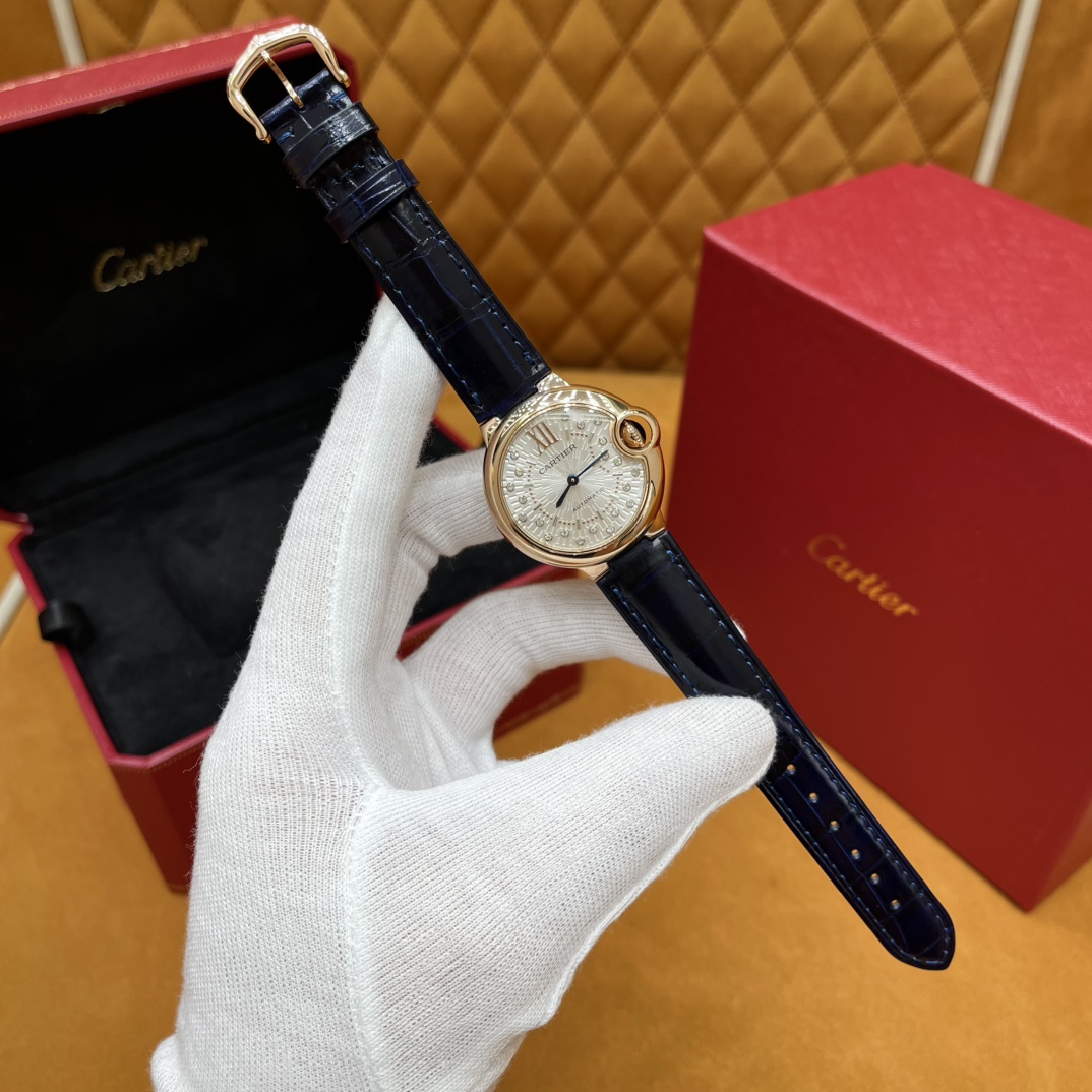 CARTIER Женские часы Cartier Ballon Bleu 33 WGBB0052 CARTIER Женские часы Cartier Ballon Bleu 33 WGBB0052