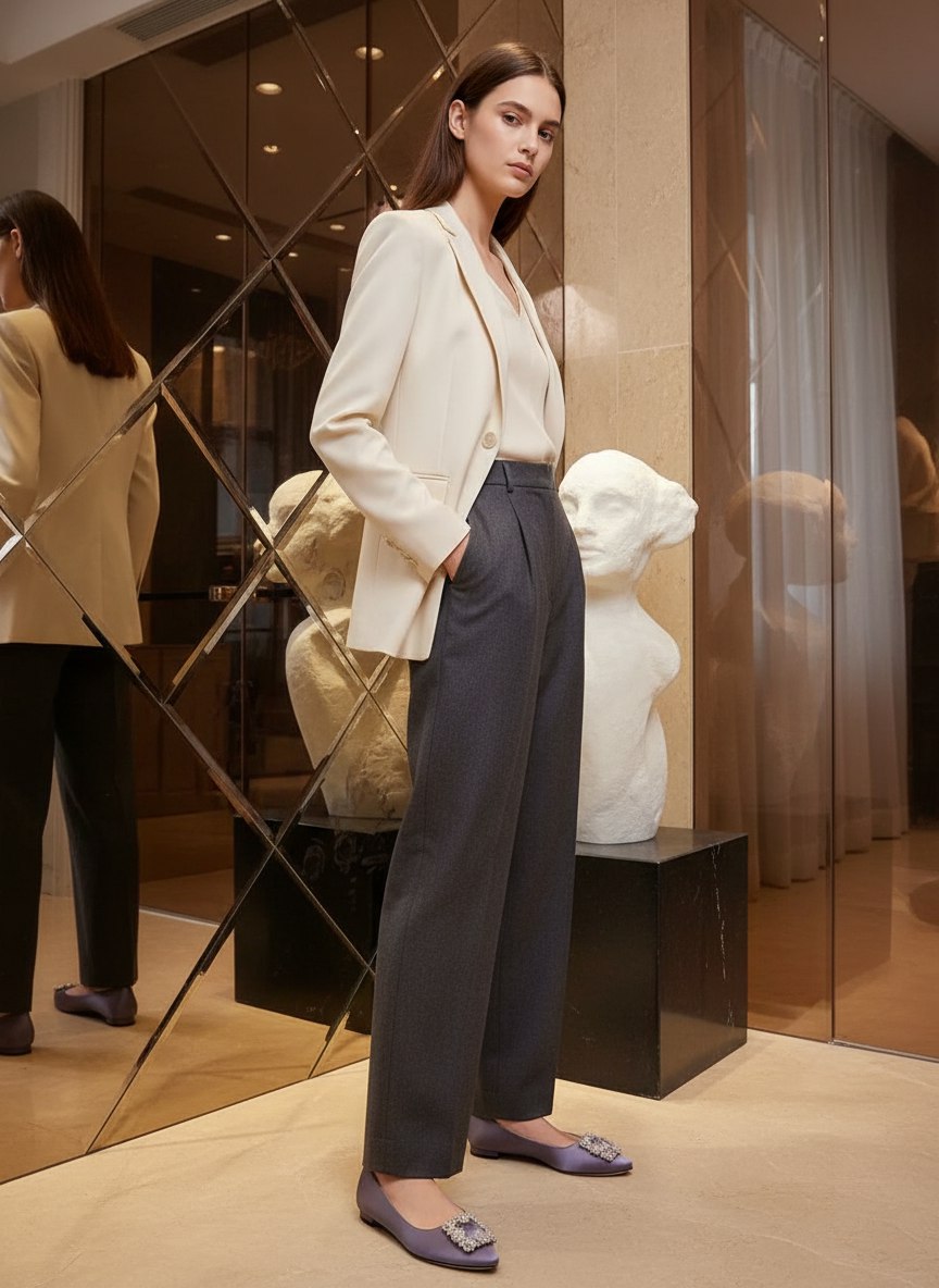 MANOLO BLAHNIK Женские балетки c пряжкой MANOLO BLAHNIK Женские балетки c пряжкой