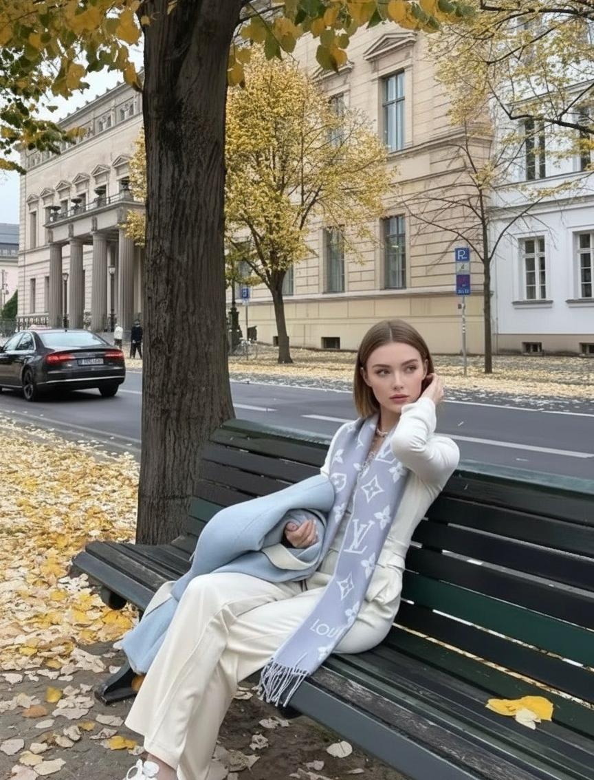 LOUIS VUITTON Женский шарф Monogram