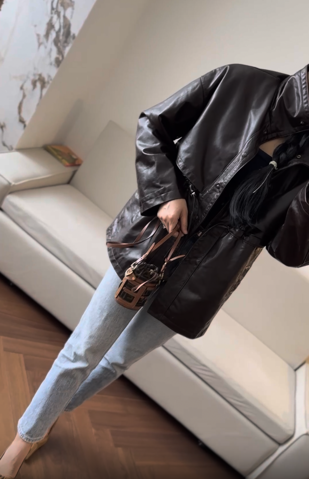 BRUNELLO CUCINELLI Женская кожаная куртка BRUNELLO CUCINELLI Женская кожаная куртка