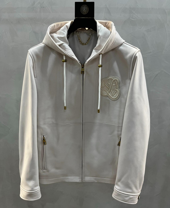 LOUIS VUITTON Мужская кожаная куртка