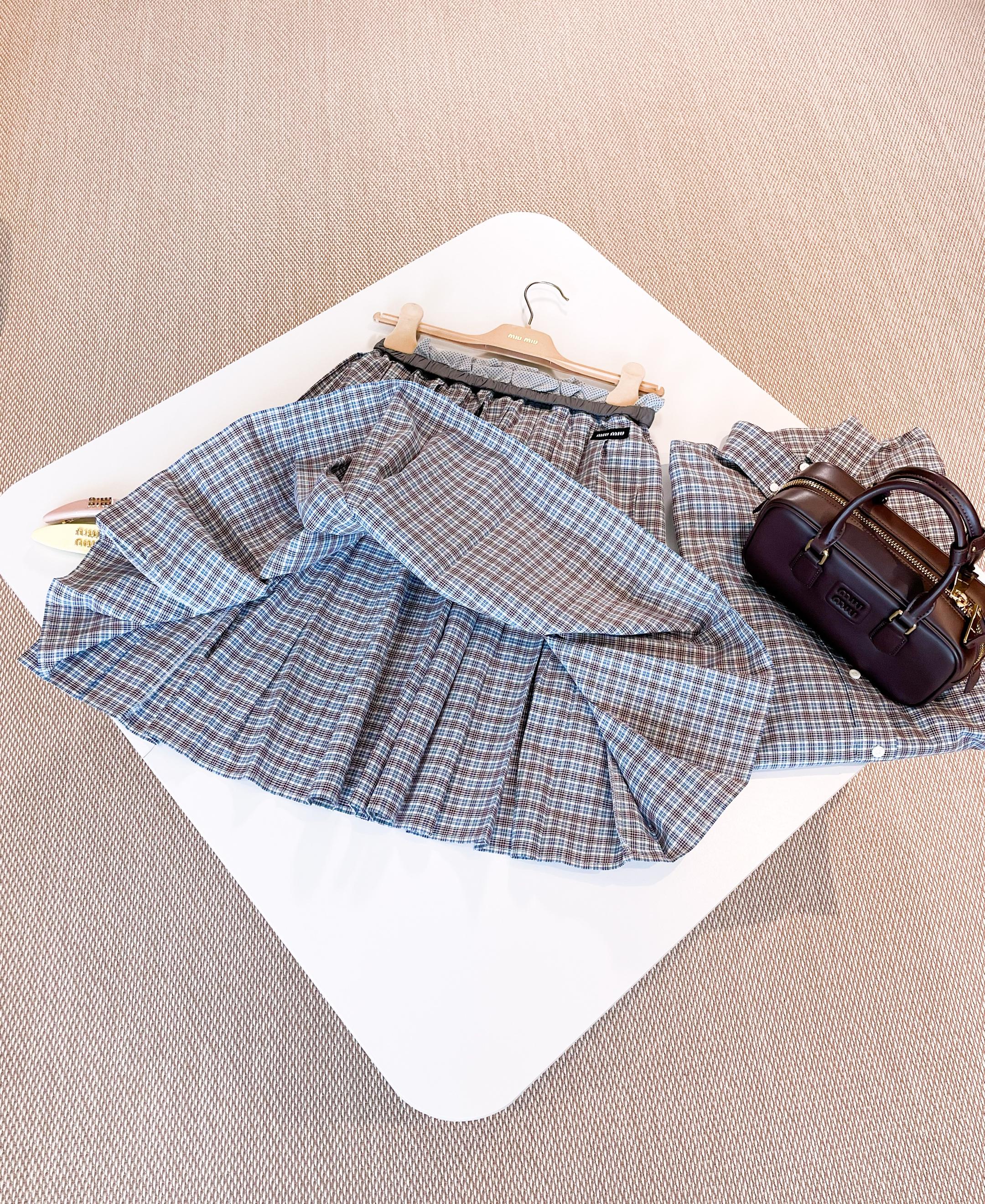 MIU MIU Женская юбка хлопок MIU MIU Женская юбка хлопок