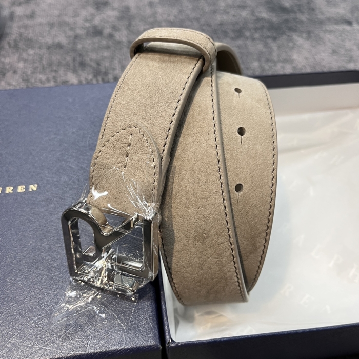 RALPH LAUREN Мужской ремень из замши и воловьей кожи