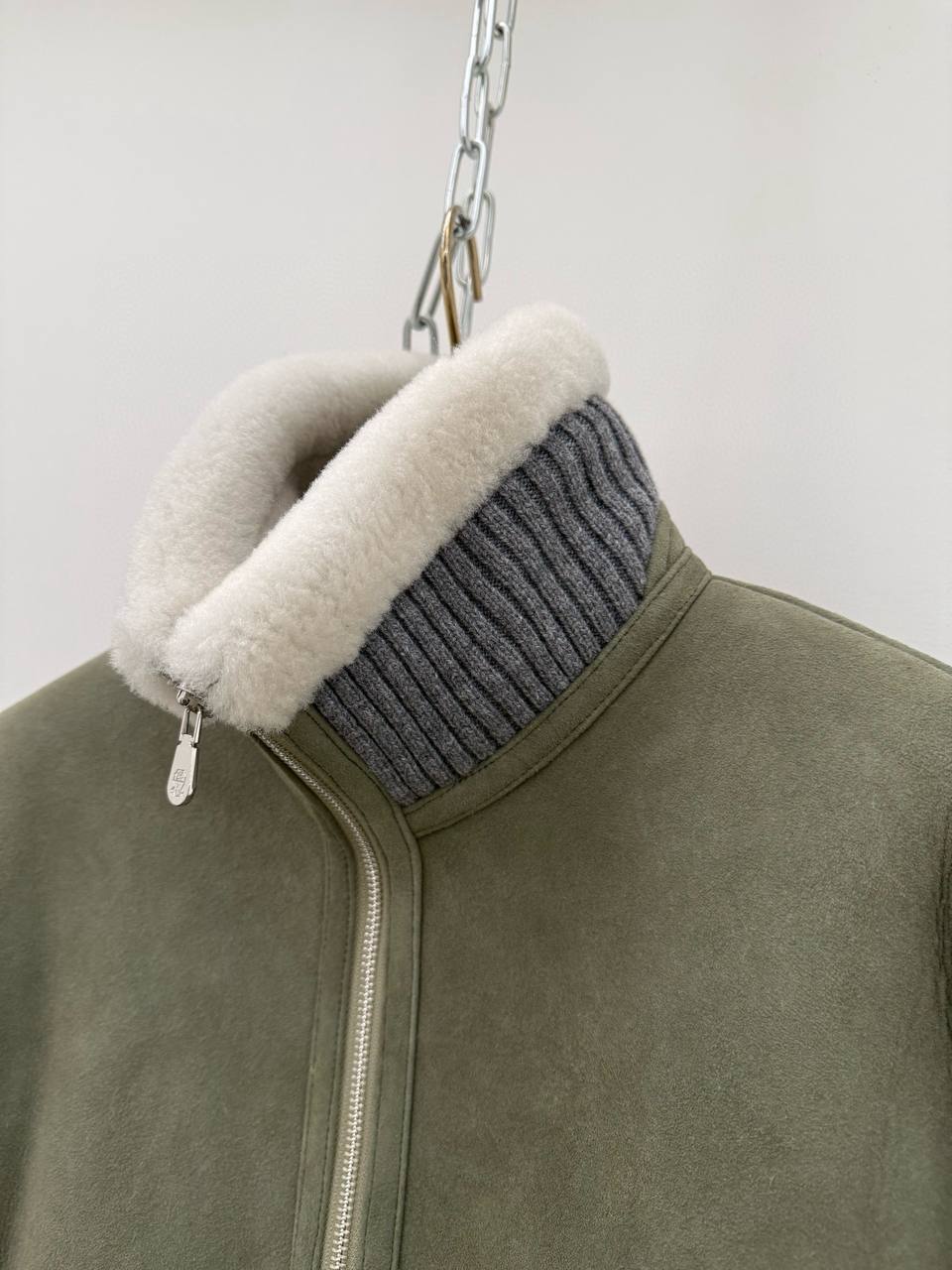 BRUNELLO CUCINELLI Мужская кожаная куртка  BRUNELLO CUCINELLI Мужская кожаная куртка