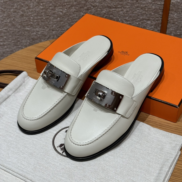 HERMES Женские мюли Lota телячья кожа