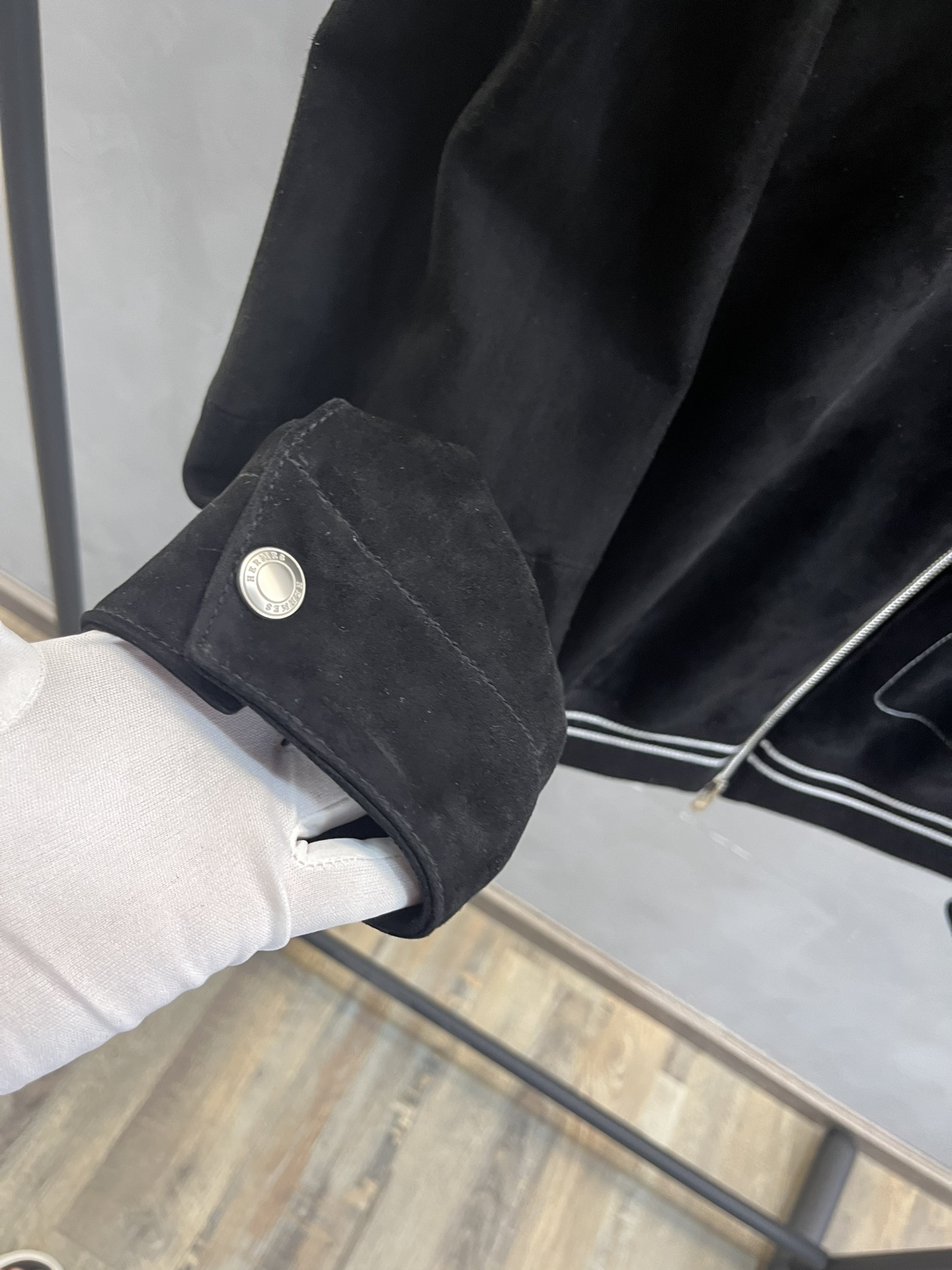 HERMES Мужская куртка из замши HERMES Мужская куртка из замши