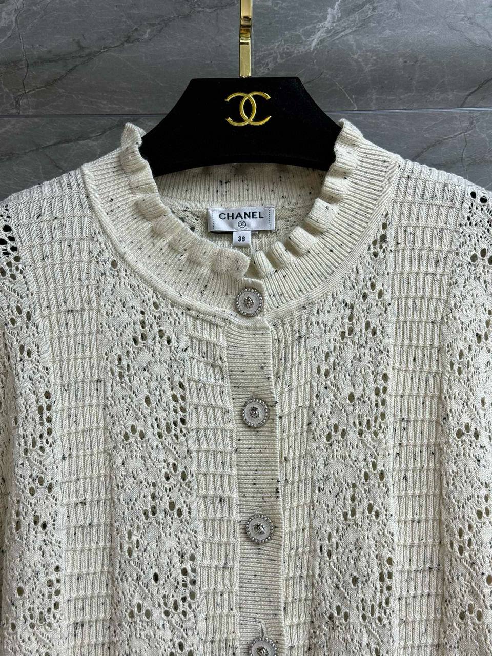 CHANEL Женский кардиган из трикотажа  CHANEL Женский кардиган из трикотажа