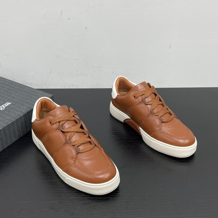 ERMENEGILDO ZEGNA Мужские кеды Tiziano из коровьей кожи