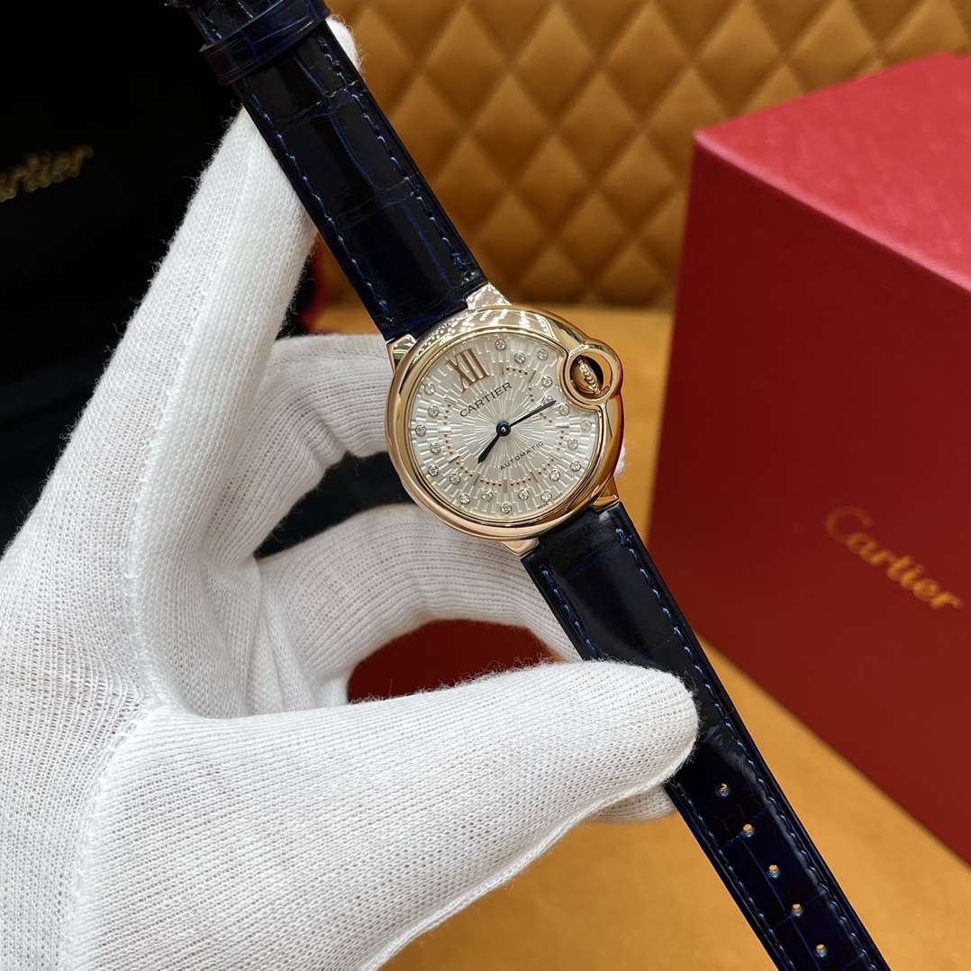 CARTIER Женские часы Cartier Ballon Bleu 33 WGBB0052 CARTIER Женские часы Cartier Ballon Bleu 33 WGBB0052