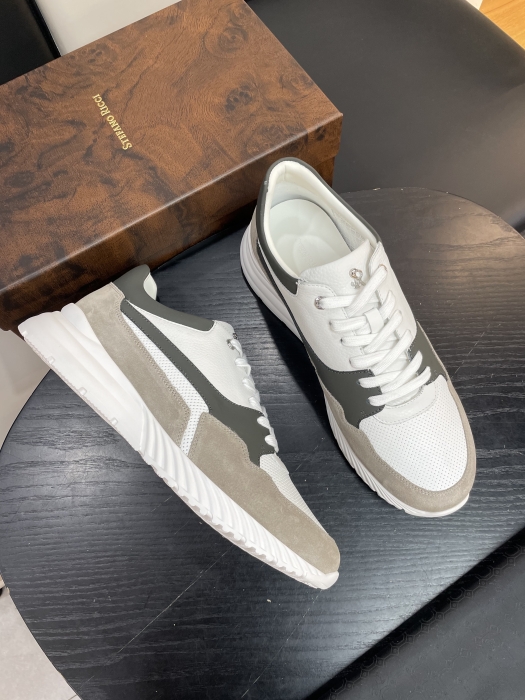 STEFANO RICCI Мужские кроссовки из телячьей кожи