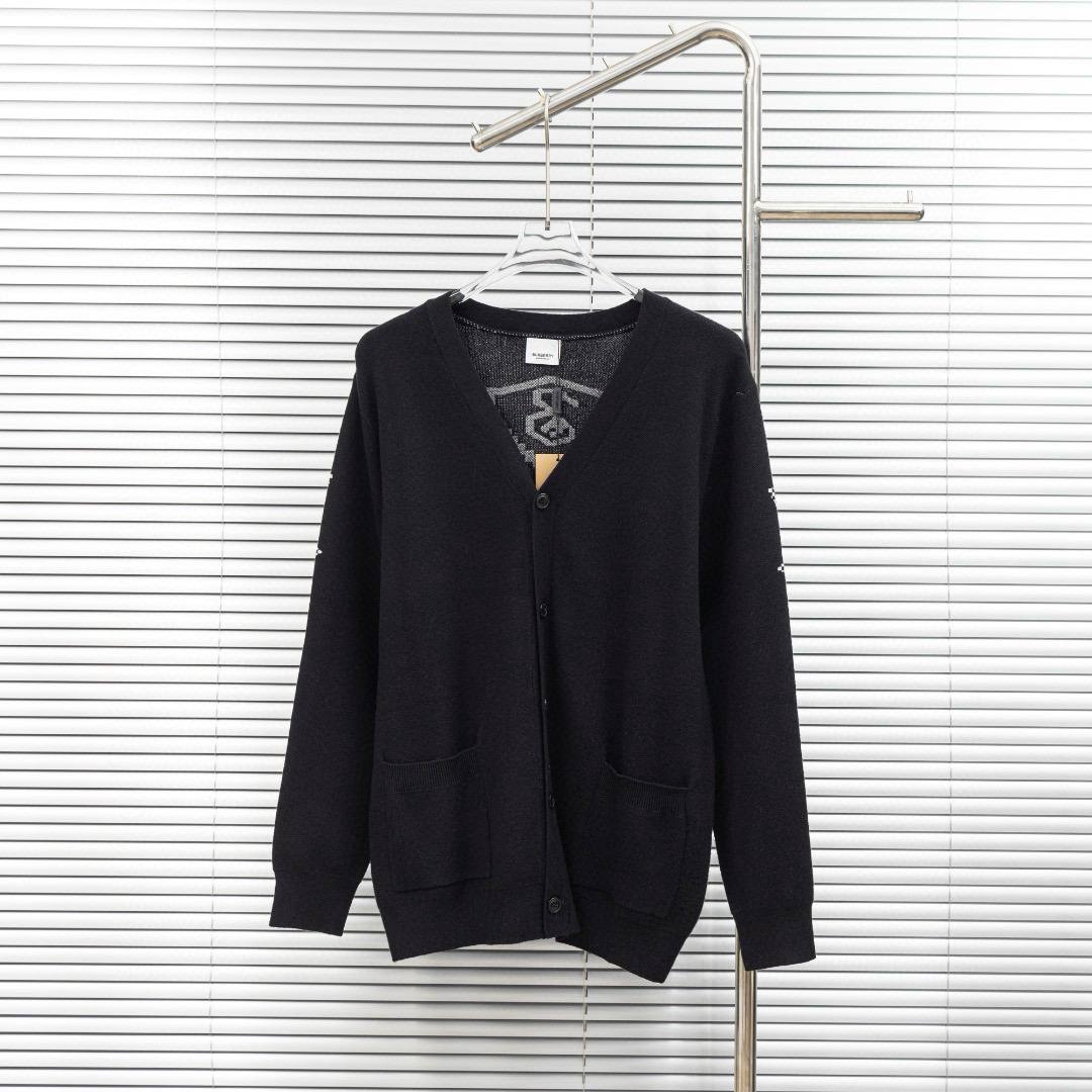 BURBERRY Мужской кардиган в черном цвете BURBERRY Мужской кардиган в черном цвете