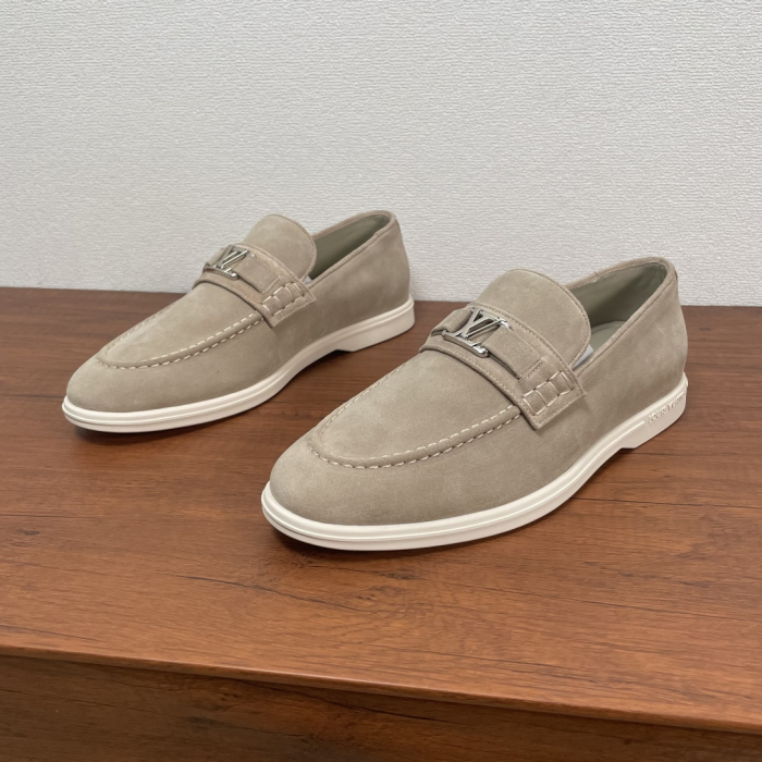 LOUIS VUITTON Мужские замшевые мокасины