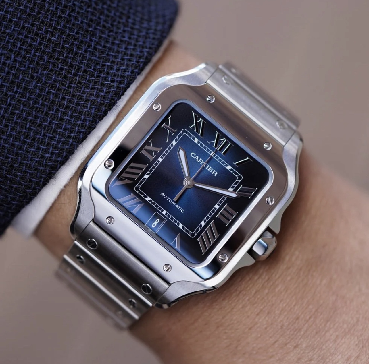 CARTIER Мужские часы Santos WSSA0030 CARTIER Мужские часы Santos WSSA0030