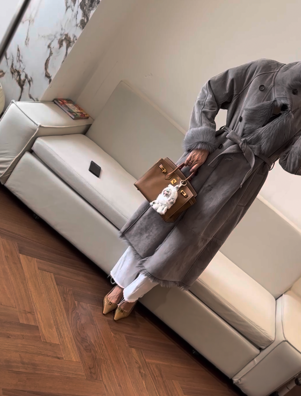 THE ROW Женская дублёнка из меха лисы THE ROW Женская дублёнка из меха лисы