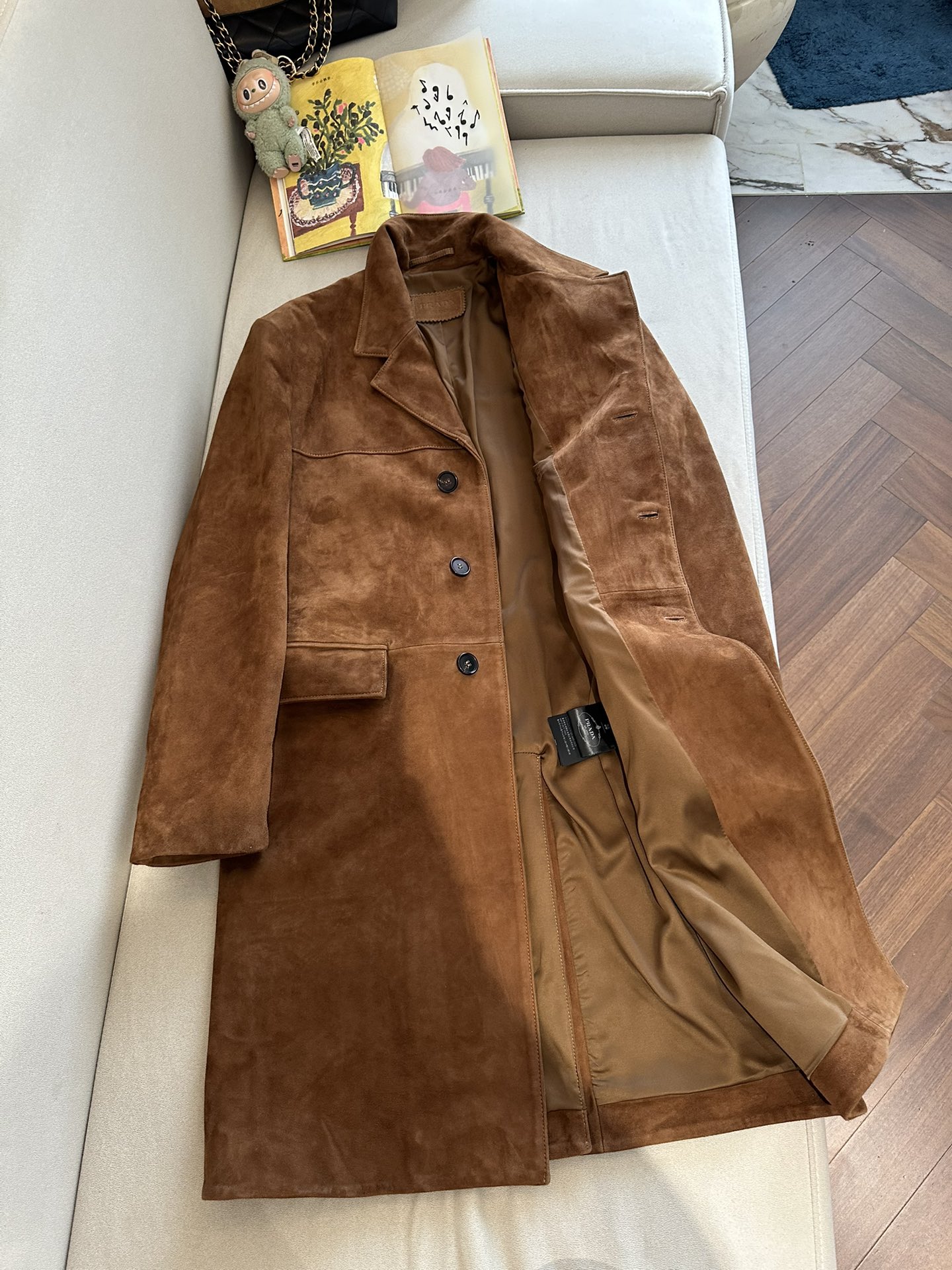 PRADA Женское пальто из замши PRADA Женское пальто из замши