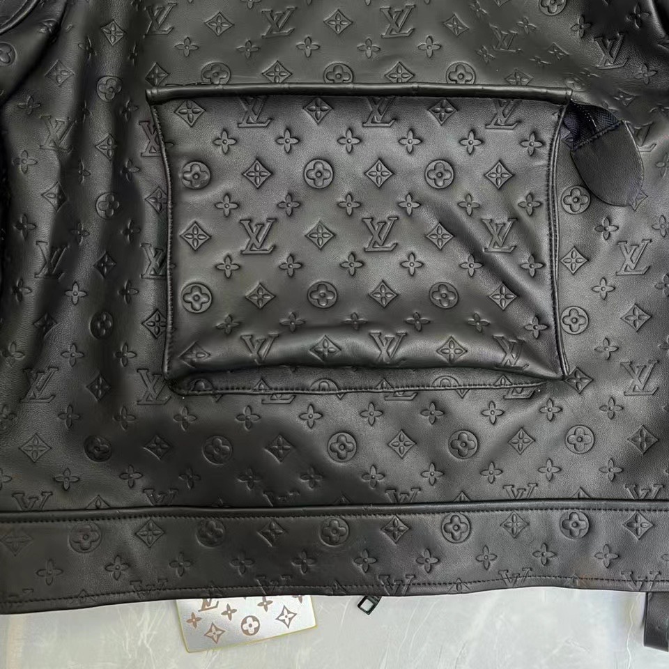 LOUIS VUITTON Мужская кожаная куртка LOUIS VUITTON Мужская кожаная куртка