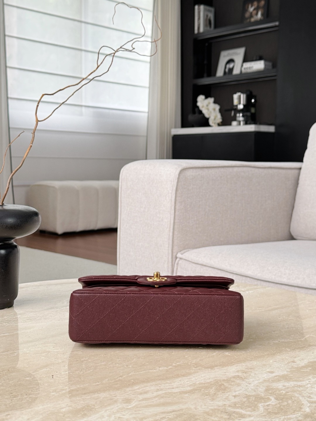 CHANEL Женская сумка CF23 зернистая кожа