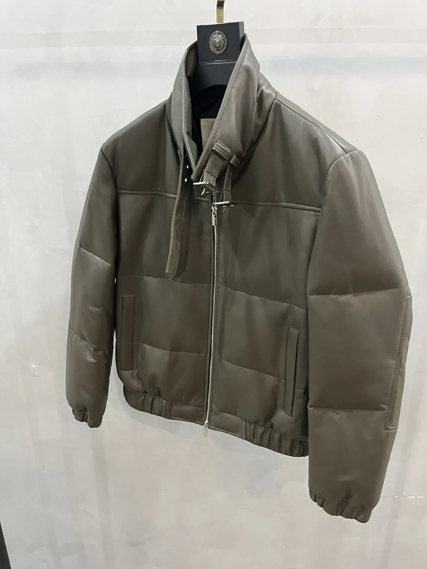 BURBERRY Мужская кожаная куртка BURBERRY Мужская кожаная куртка