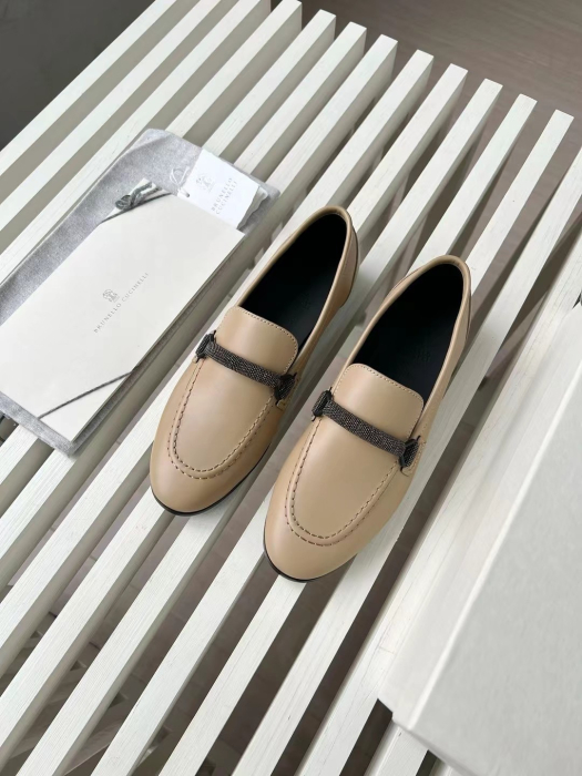  BRUNELLO CUCINELLI Женские мокасины замша наппа