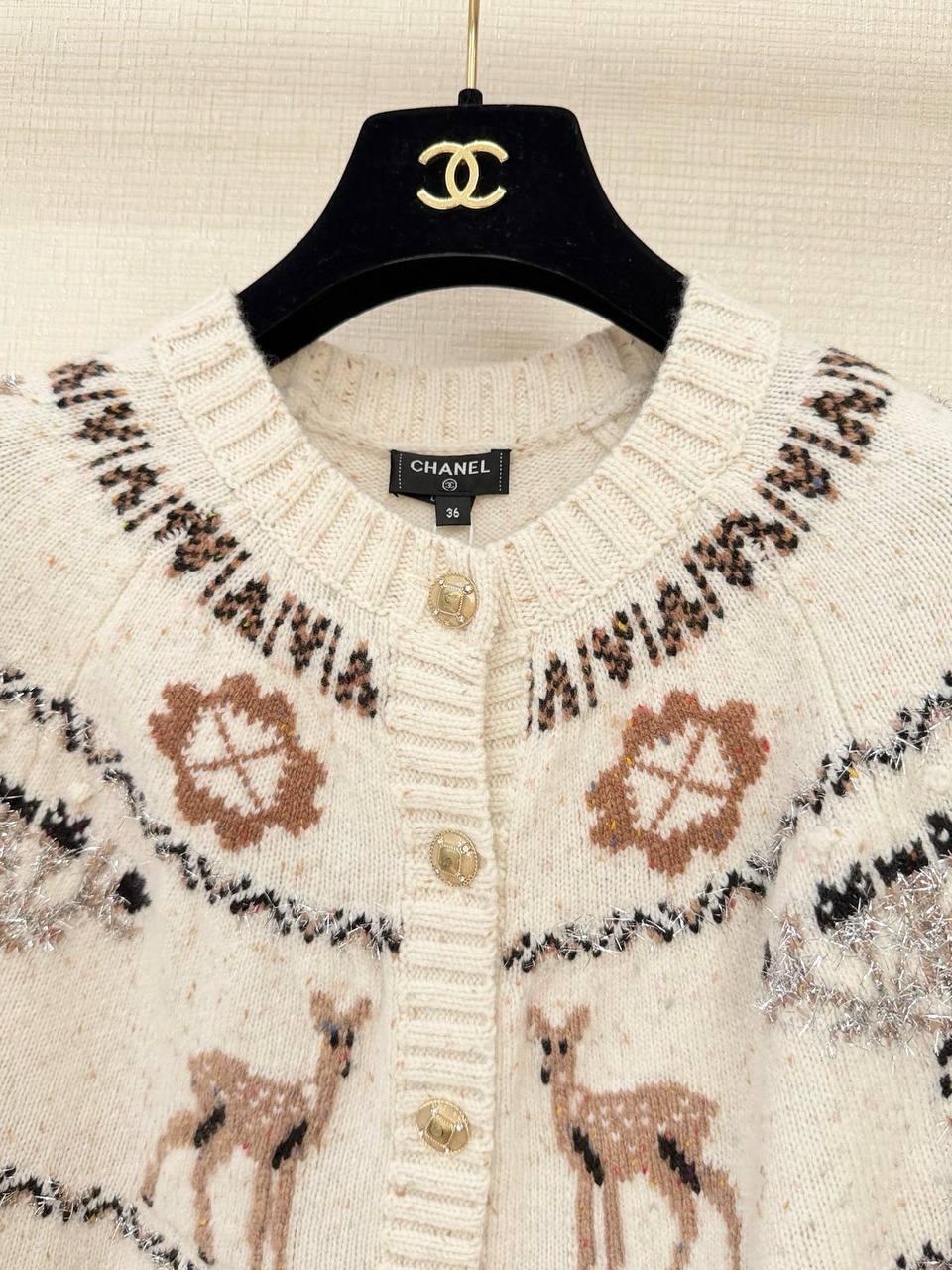 CHANEL Женский кардиган из кашемира CHANEL Женский кардиган из кашемира