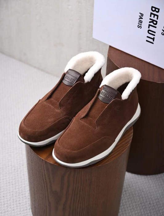 BERLUTI Мужские кроссовки с мехом