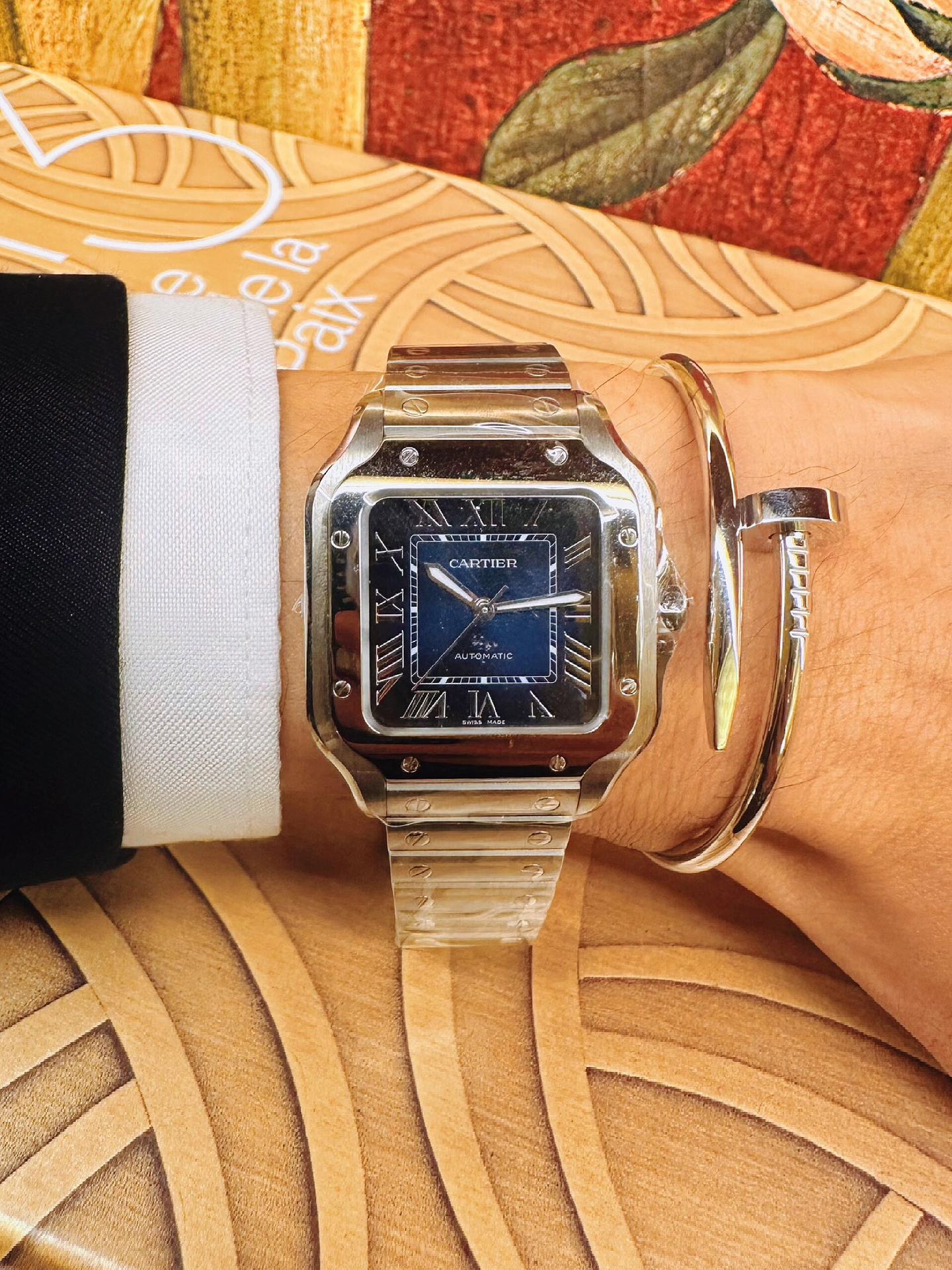 CARTIER Мужские часы Santos WSSA0063 35 мм CARTIER Мужские часы Santos WSSA0063 35 мм