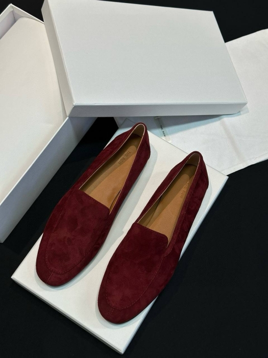 THE ROW Женские мокасины из замши